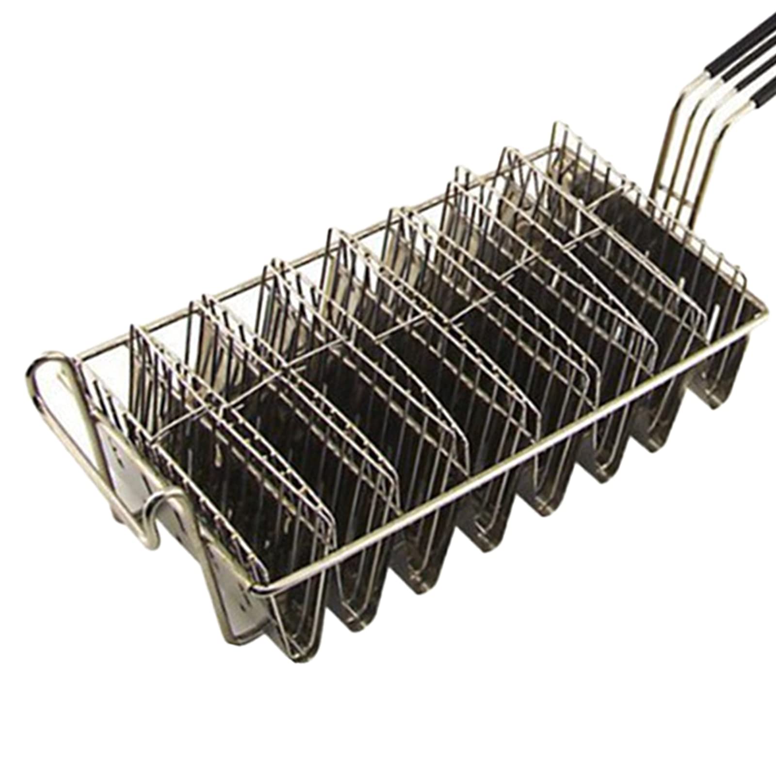 MAXBELL Taco Basket Holds 8 Shells Deep Fryer Taco Holder Basket Holds Stand