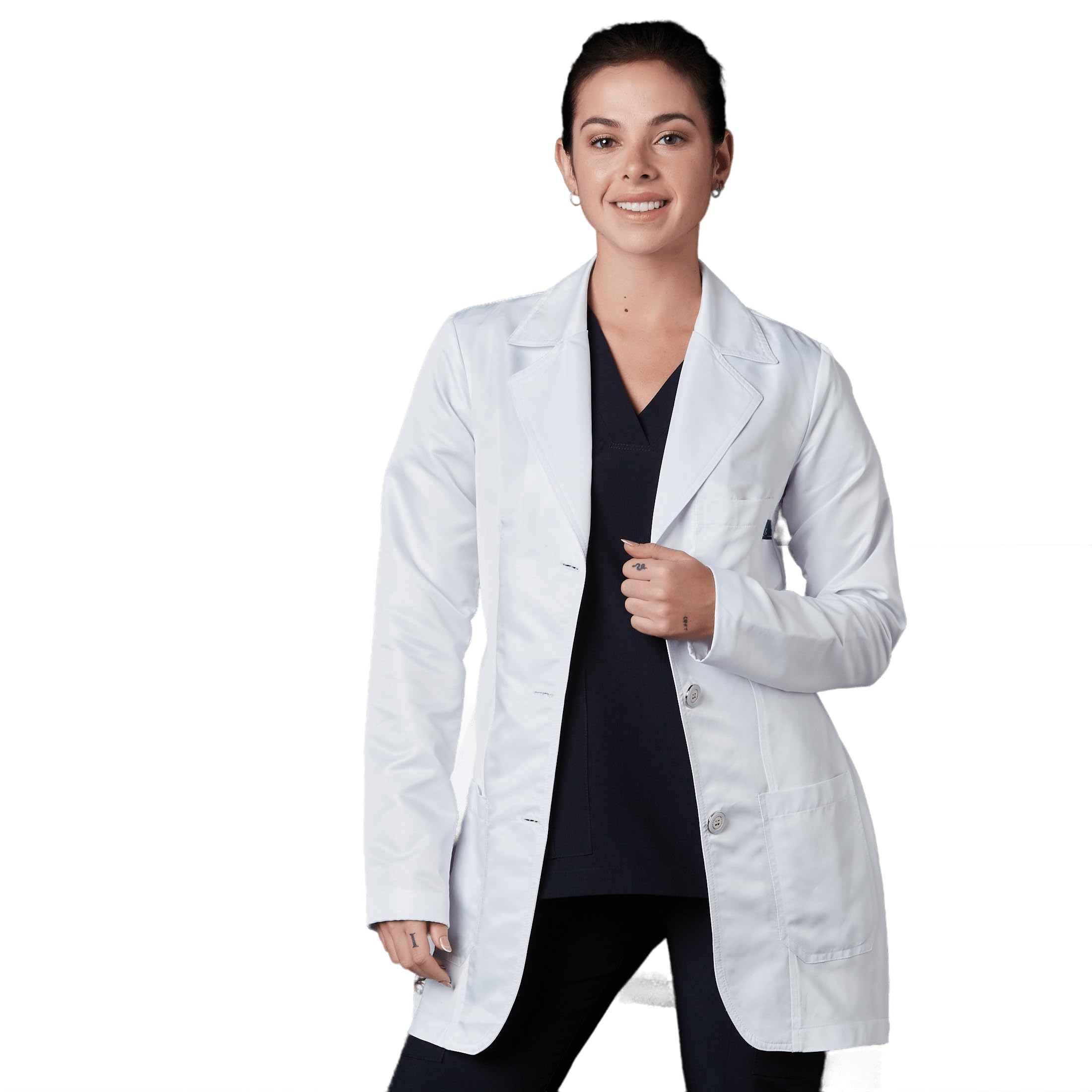 GALLANTDALE Bata Sanitaria De Trabajo Lisboa Mujer Antibacterial Repelente Esterilizable Resistente Reutilizable