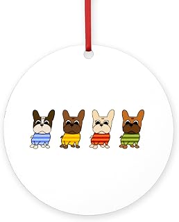 CafePress Dressed Lineup Round 4" MDF Holiday Ornament
