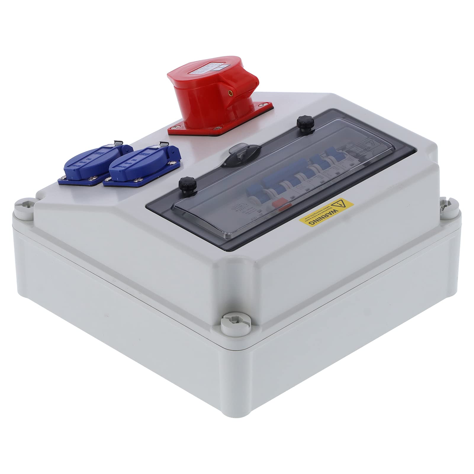 Boîte de prises industrielle, solution de distribution d'énergie étanche et durable pour l'extérieur en matériau ABS/PC
