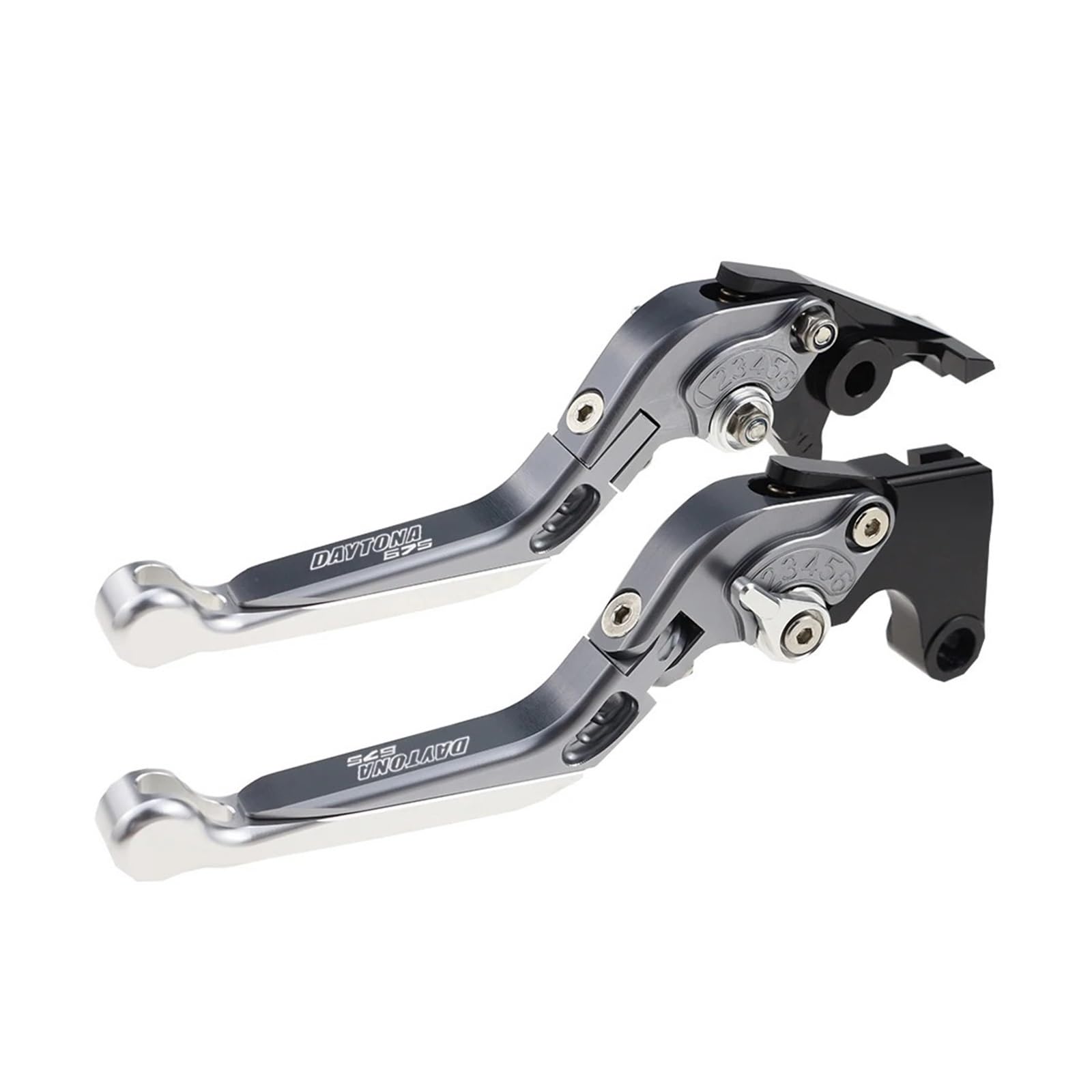 Jghfdws 20 Motorcycle Brake Clutch Lever Set For Daytona675 Motorcycle Folding Extendable Brake Clutch Levers(20)