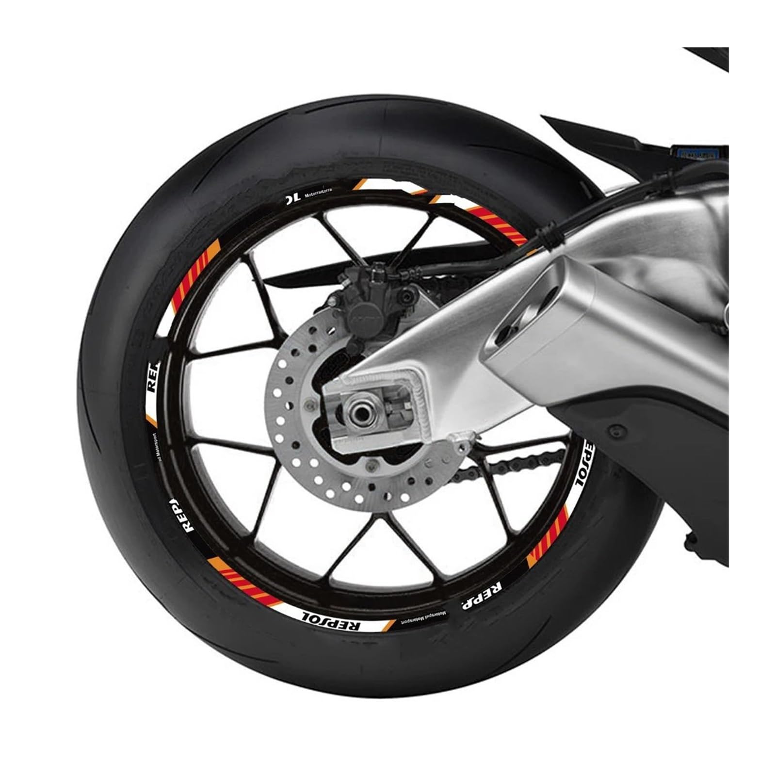 Reflektierende Aufkleber Für Motorrad Rad Aufkleber Reflektierende Felge Streifen Zubehör Abziehbilder Wasserdicht
