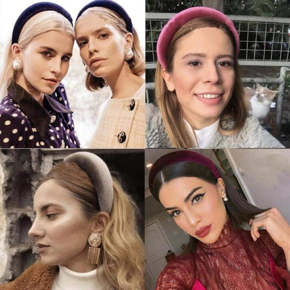 Fasce per capelli in tessuto imbottito antiscivolo da donna in