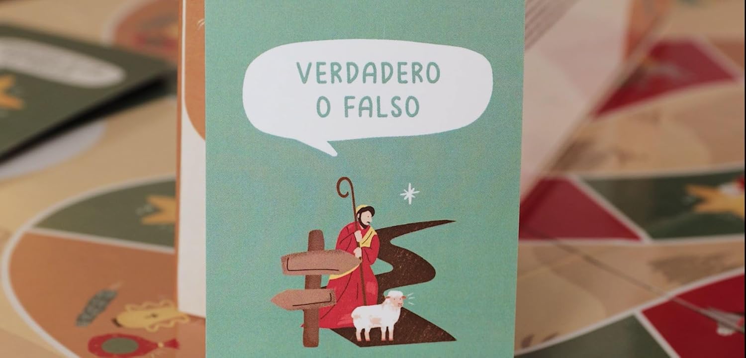 Christmas Family Board Game (Journey to Bethlehem) - Game in English and Spanish