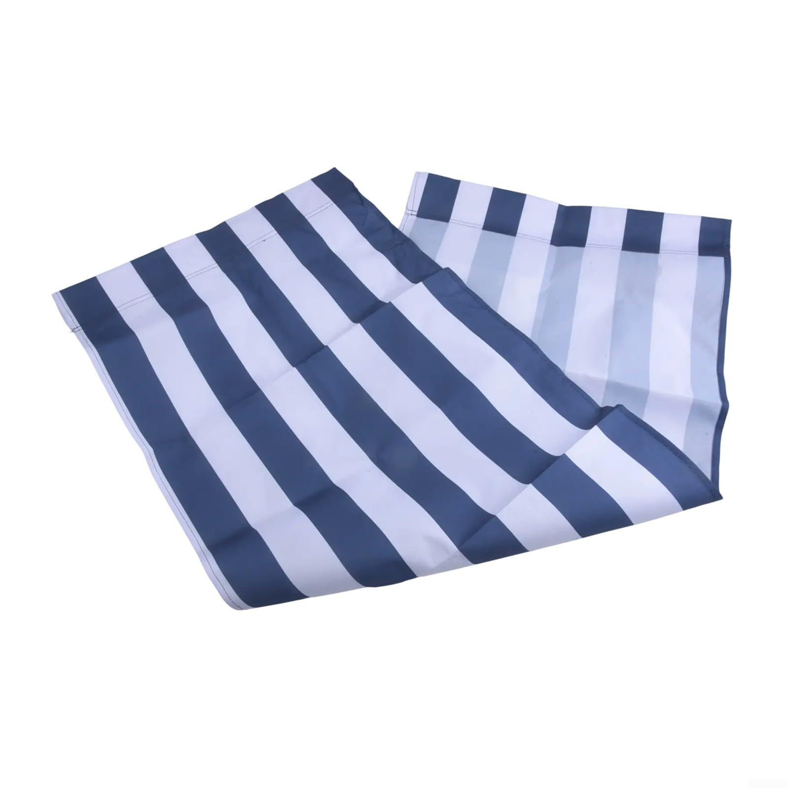 1PCS Beach Lounger Replacement Polyester Fabric Water-Resistant Chair Cover For Deck Sun Loungers 120x44cm Blue White Striped Portable Double-Sided For Outdoor Pool Camping Fishing(1pc)
