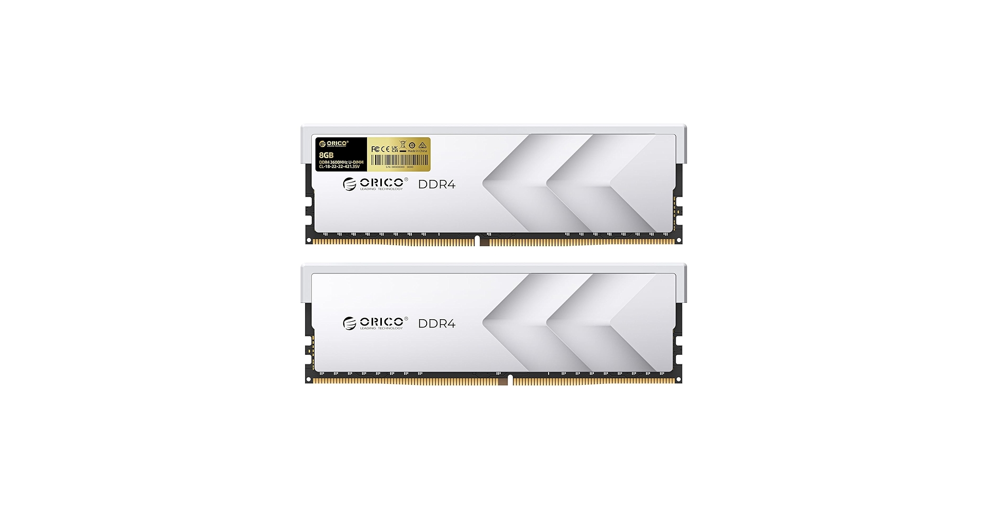 メモリー DDR43600MHz32GB ORICO Raceline RacerCL18 ORICO Raceline Racer DDR4 RAM 16GB Kit (2x8GB) 3600MHz CL18