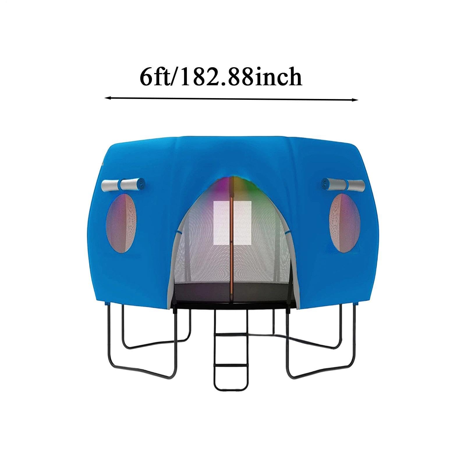 Protector de toldo para cama elástica resistente al viento
