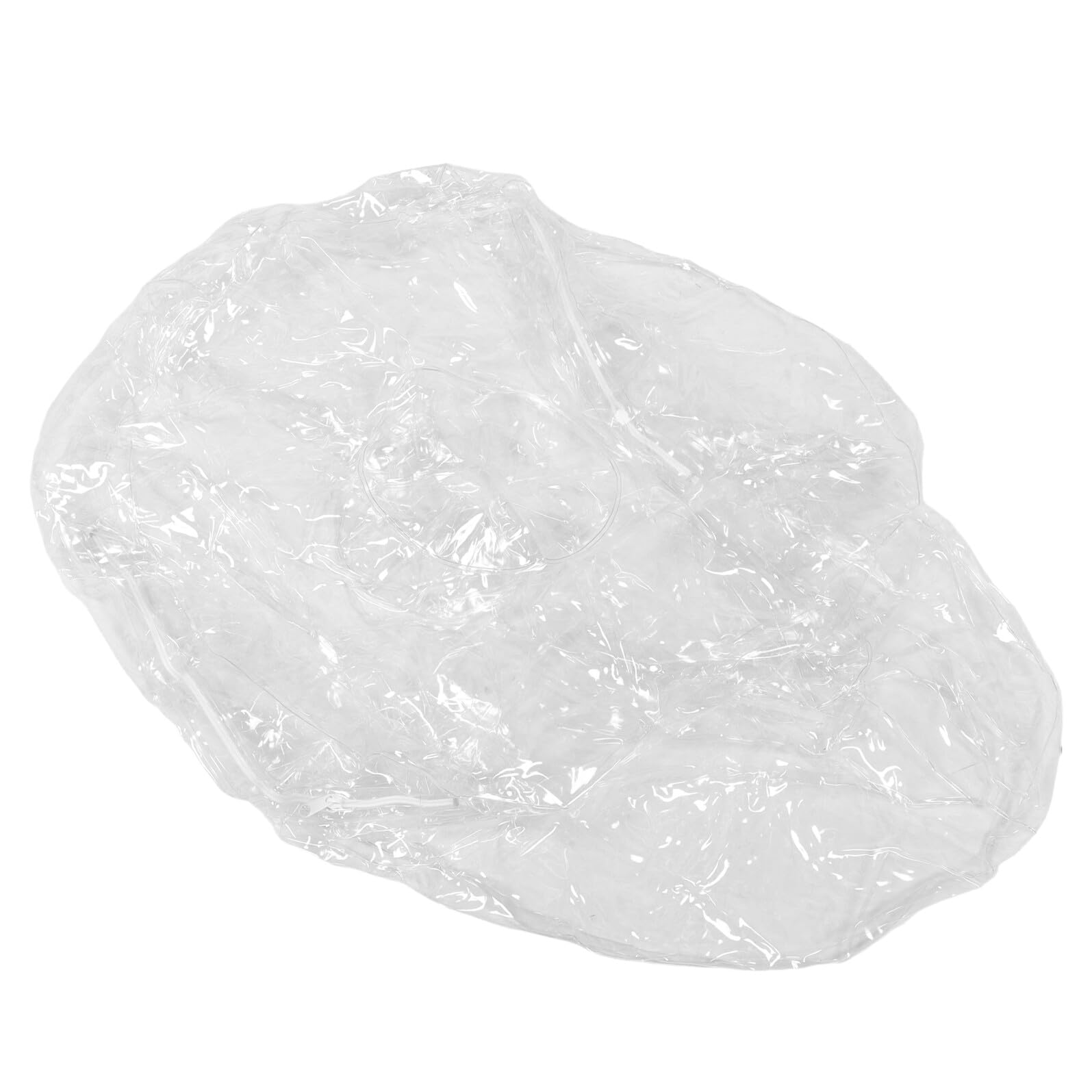 Pouf Contenitore Trasparente per Giocattoli di Peluche Cerniera in PVC Imbottito e Spazioso Borsa Porta Peluche per per Organizzare e Arredare la Cameretta