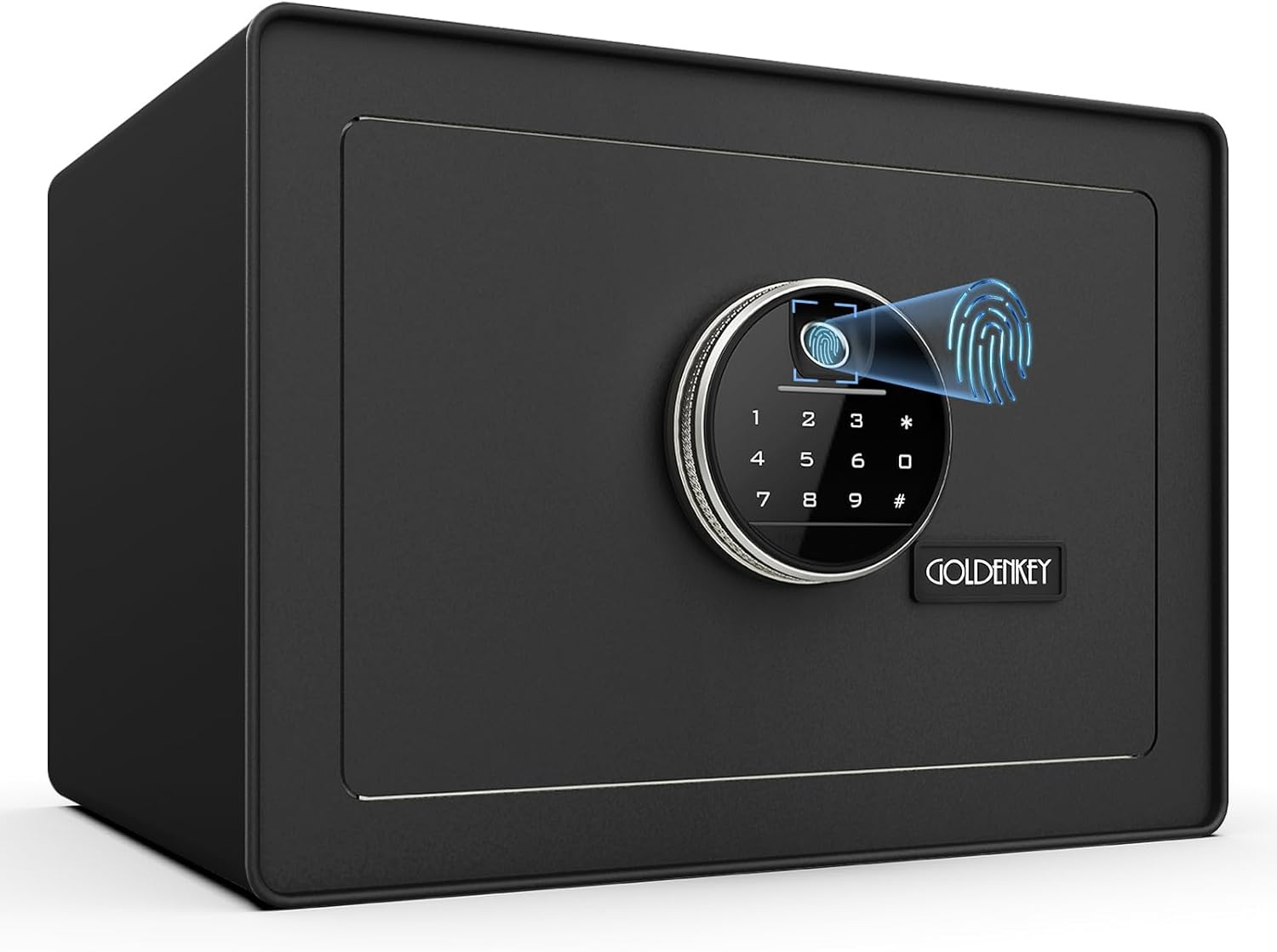 GOLDENKEY Digital Security Safe And Lock Box,Small Safe Box For Money