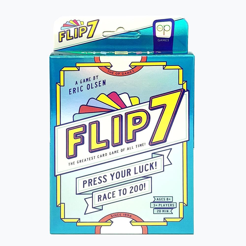 Flip 7, The Ultimate Blend of Press Your Luck & Strategy, Fast-Paced Addictive Card Game,Quick to Learn & Easy to Teach,Perfect for Game Nights, 3+ Players, Ages 8 & Up, 20 Minutes Play Time-image-18