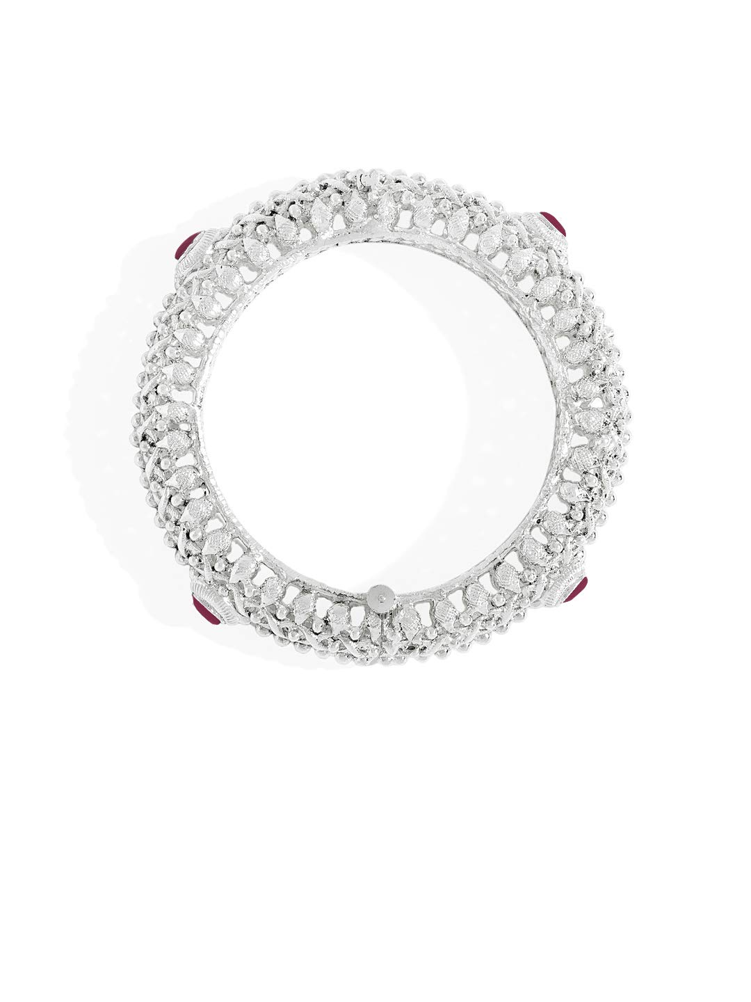 Silver Kada Bangles (Size 2.6) for Navratri