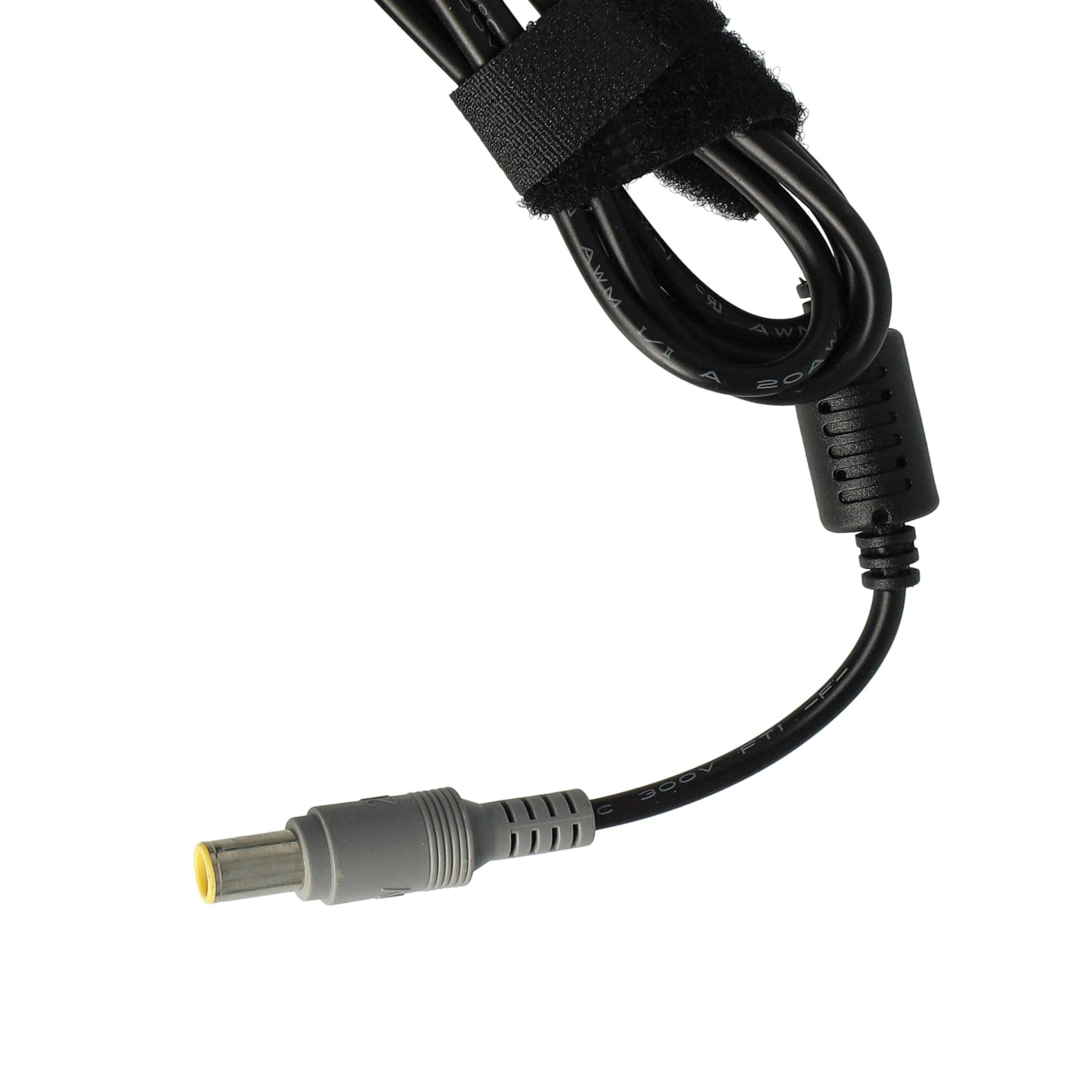 vhbw caricabatteria da auto compatibile con Lenovo ThinkPad SL500, SL410, SL300, SL400, SL510, T400 notebook - Caricatore da 12V nero 4,5 A