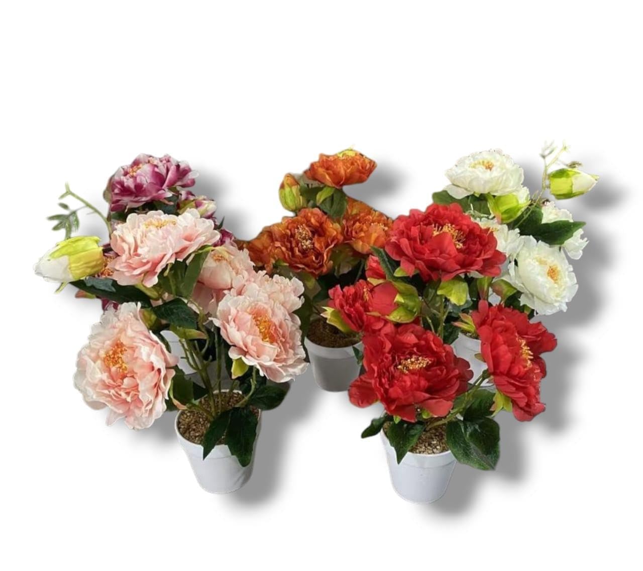 VITAL Artificial Tree Realistic Plants Fake Decorative Trees Faux Potted Modern Tree with Lifelike Leaves and Branches in Nursery Pot for Home Office (AP-30695)