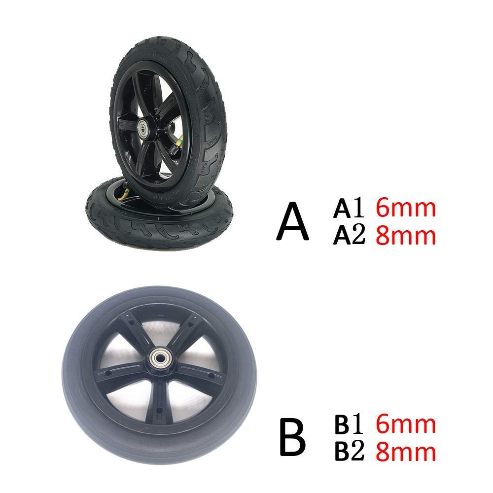 Ruote per Pneumatici Antiscivolo da 8 Pollici 8X1 1/4, Adatte per Pneumatici Pieni Antideflagranti E Pneumatici per Passeggini/Scooter Elettrici