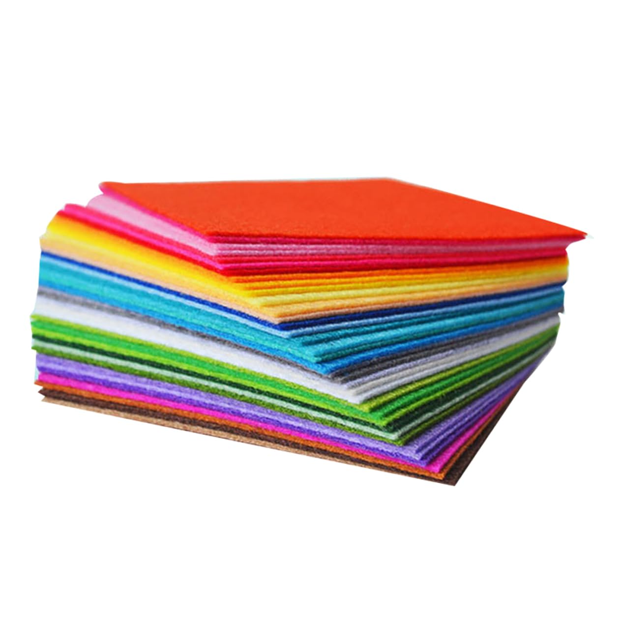Tofficu 2 Sätze Filzstoff Selber Machen Felt Board DIY Filzstoff Handgemachte Bastelmaterialien Bastel-Patchwork Polsterstoff Stickerei-Stoff Filzmaterial DIY -versorgung 40 Stück * 2