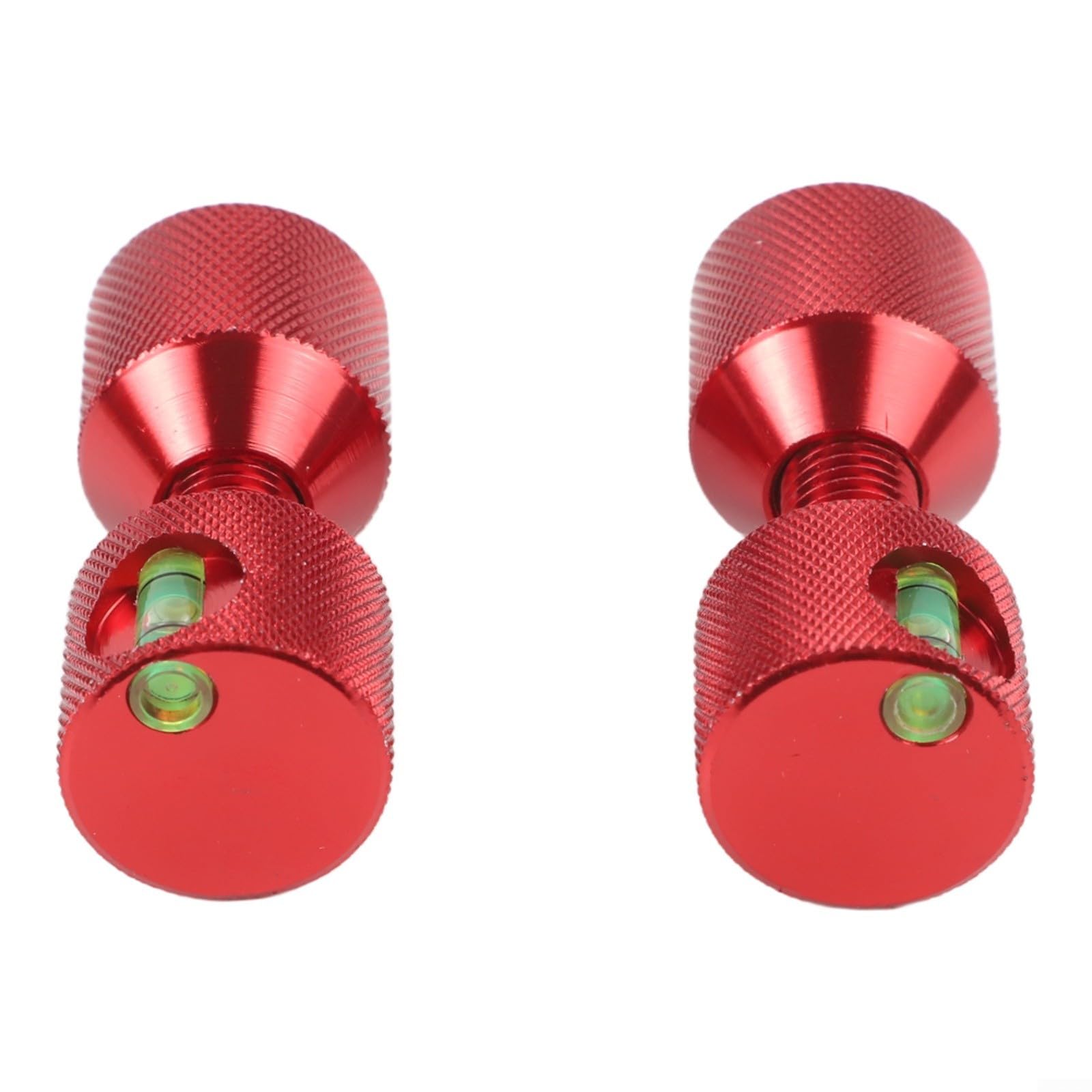 2Pcs 1-1/8 Pollice Due Fori Flangia Allineamento Pin Con Livello Integrato, Strumento Di Centraggio Flangia Tubo In Alluminio Per 1/2-14 Pollici 150LB