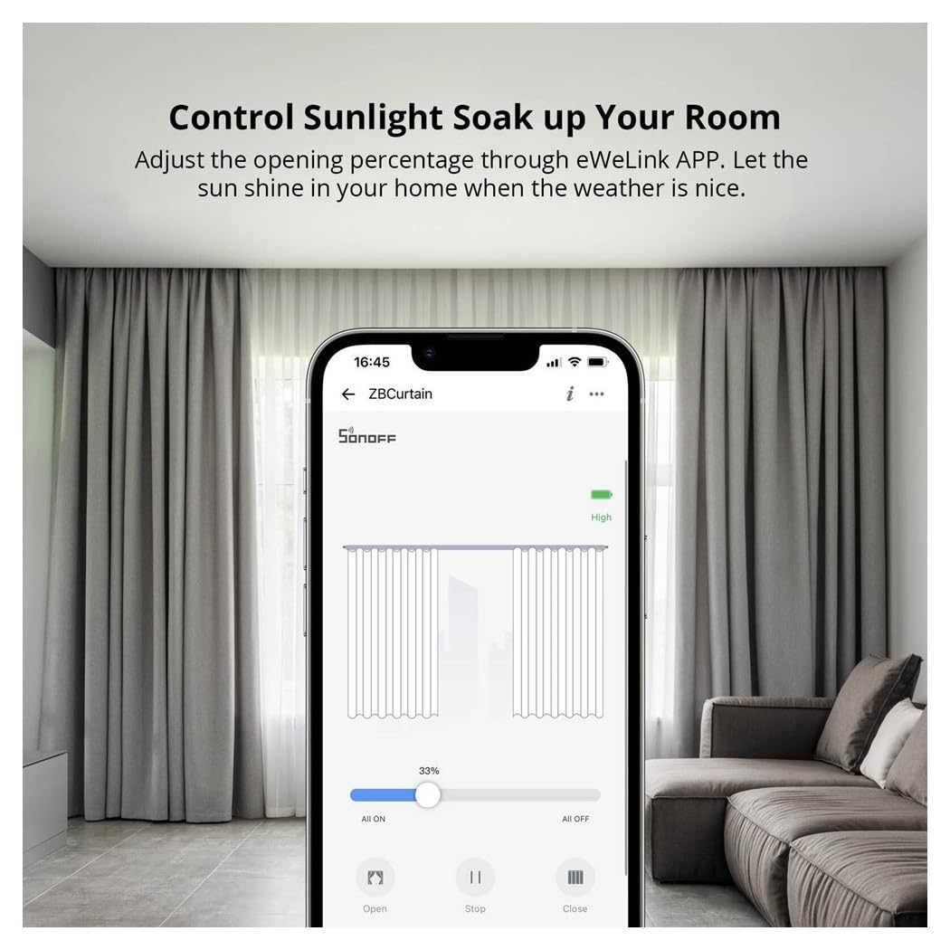 Trade Shop - Interruttore Motore per Tende Zigbee Automazione Domotica Smart Sonoff Zbcurtain
