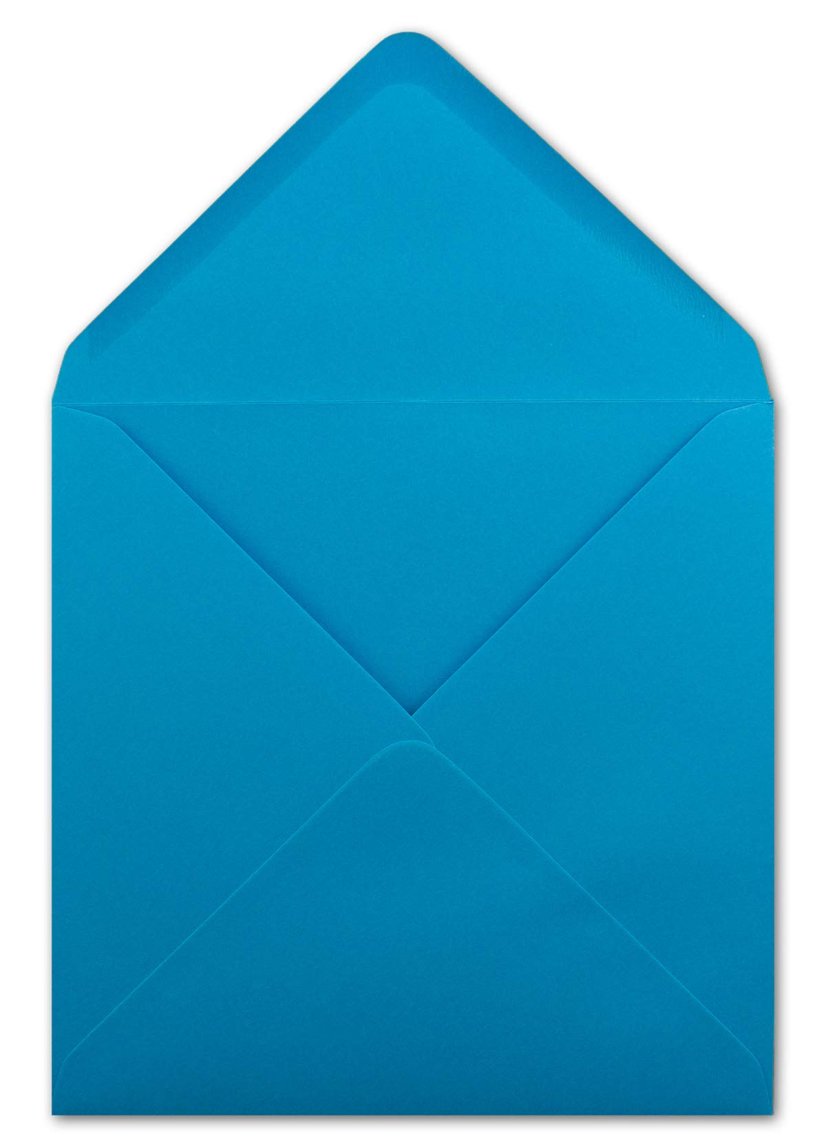 400 kwadratowych kopert lazurowych błękit - 15,5 x 15,5 cm - 100 g/m² klejenie na mokro z klapką - z serii Colours-4-you - agent szczęścia xx.