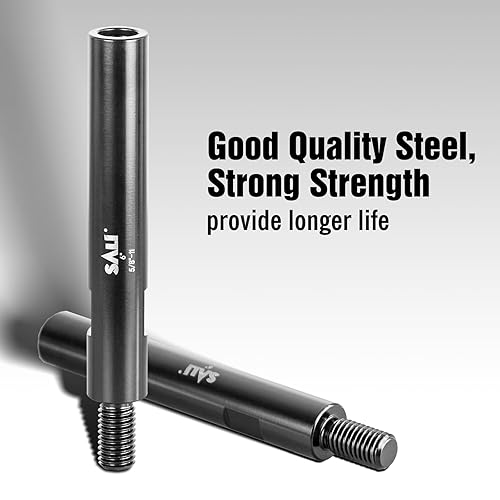 Miniatura 4 de SALI Adaptador de extensión de 6 pulgadas para brocas de núcleo, varilla de extensión con adaptador de broca de rosca de 5/8 "-11 para taladro de