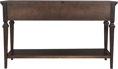 Miniatura 9 de Mesa consola retro con 3 cajones, armario decorativo de 50 pulgadas, mesa de sofá larga estrecha para entrada, sala de estar, comedor, pasillo,