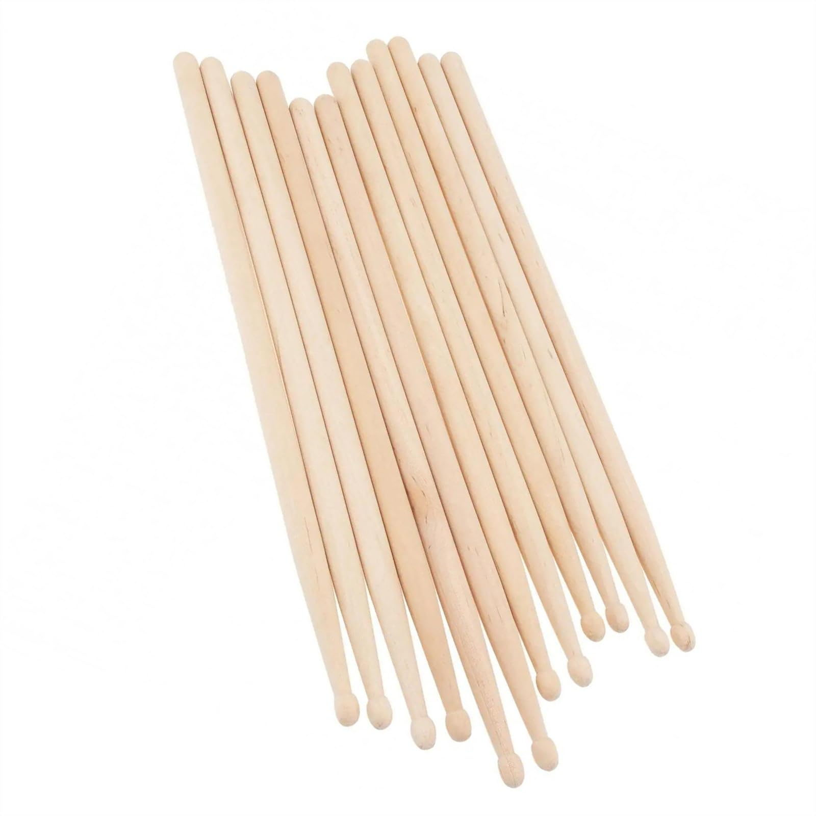 6 Paar Klassische, Langlebige 5A-Drumsticks Aus Ahornholz Für Jazz-Drum-Übungs-Drumsticks Schlagzeug Sticks Set