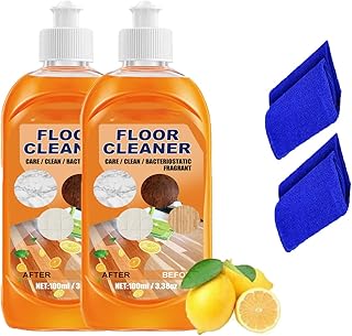 Nml Floor Cleaner, Honifee Floor Cleaner, Powerful Decontamination Floor Cleaner, Floor Cleaner Strong Decontamination and Descaling, All-Purpose Tile Floor Cleaner (2 pcs)