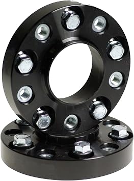Black Forged 5x100 to 5x112 Hubcentric Wheel Adapters 25mm with 14x1.5 Bolts 57.1mm Hub Bore Compatible with Volkswagen for Golf Jetta Bee-tle Pa-ssat GTI to Audi-VW 5x112 Wheels - Pack of 2