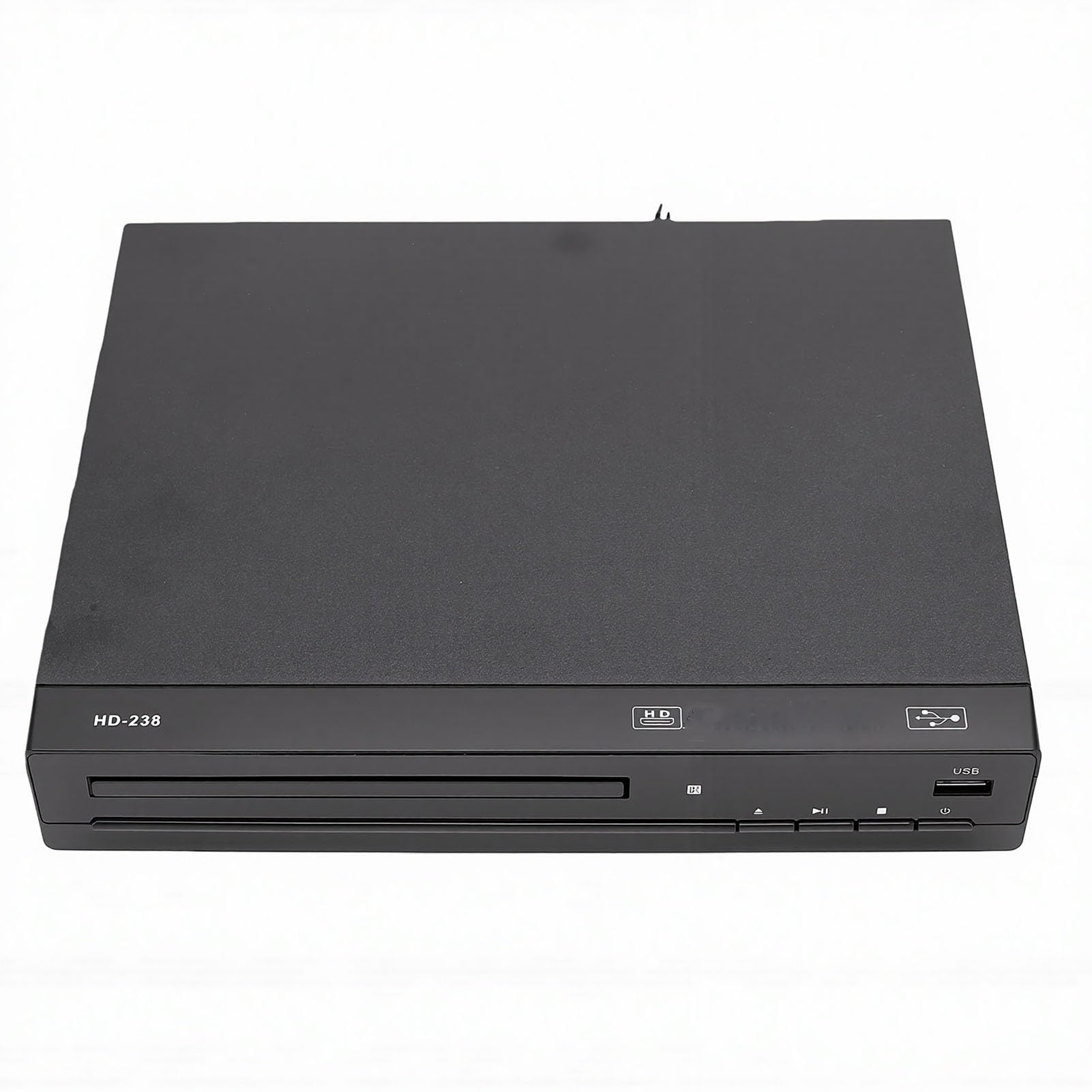 PUSOKEI Odtwarzacze DVD dla Telewizorów z HDMI, Odtwarzacze HD DVD 1080P Bez Regionu z Pilotem i Kablem HDMI/AV, odtwarzają Wszystkie Regionalne Płyty i Wiele Formatów, obsług (1080P)