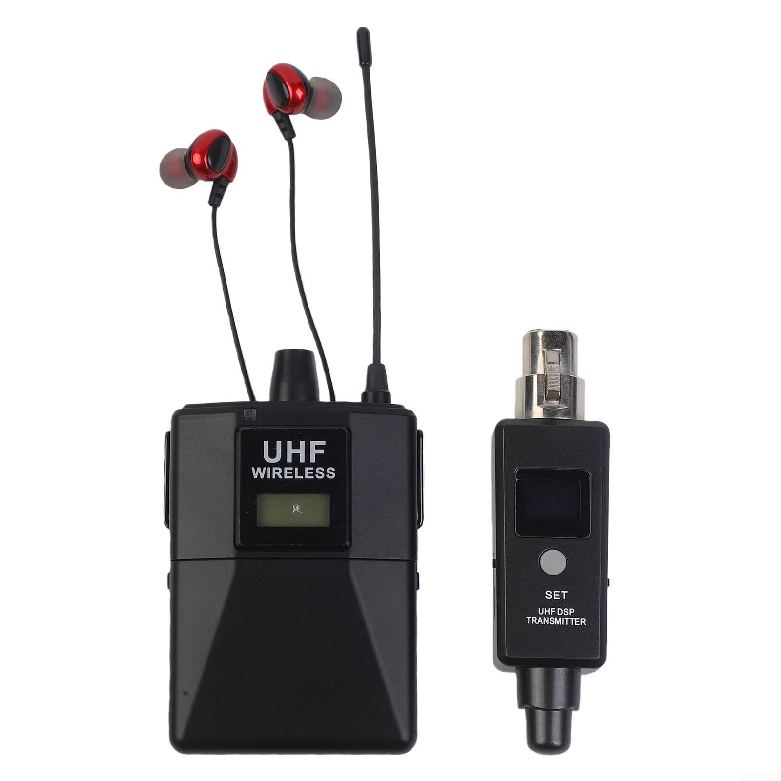 UHF Wireless In-Ear System con 20 canali selezionabili, kit fase bassa latenza per performance live e registrazione in studio