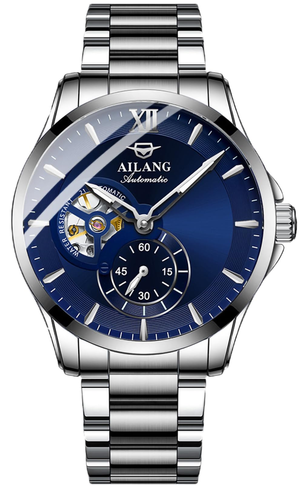 TEINTOP Ailang Series Men's Automatic Mechanical Watch with Steel Band