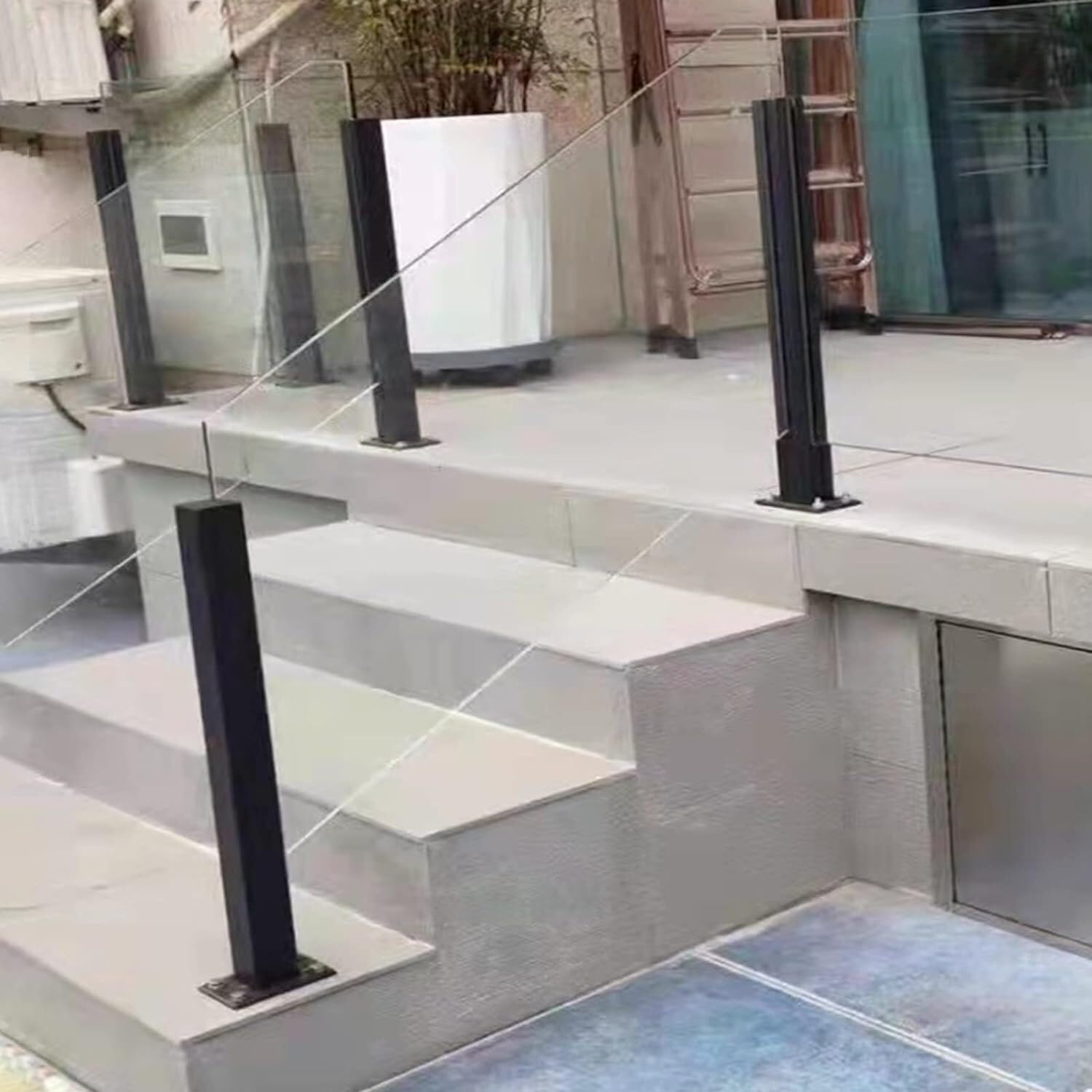Clip de fixation balustrade solide anti-vibration balcon