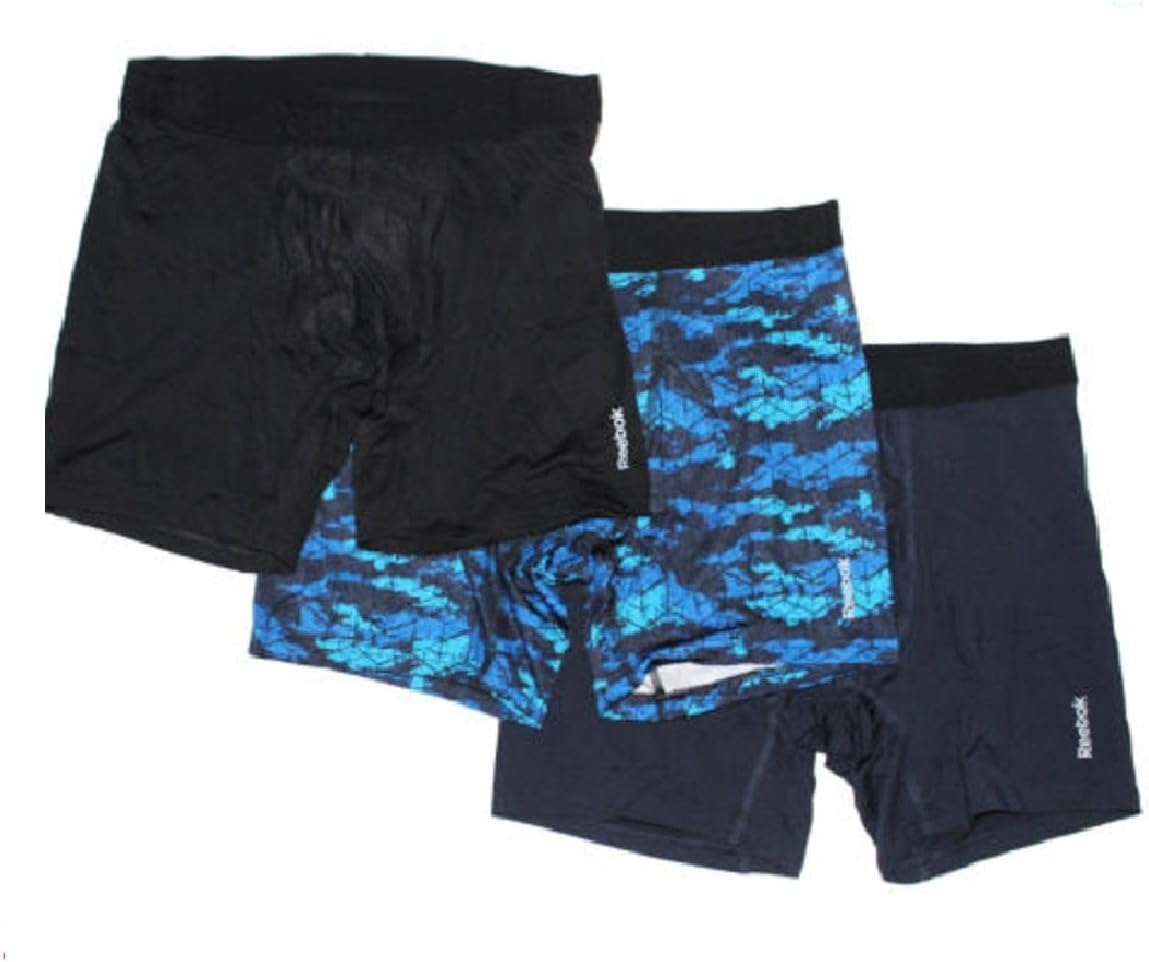 Reebok Mens Performance Boxer Briefs - Large