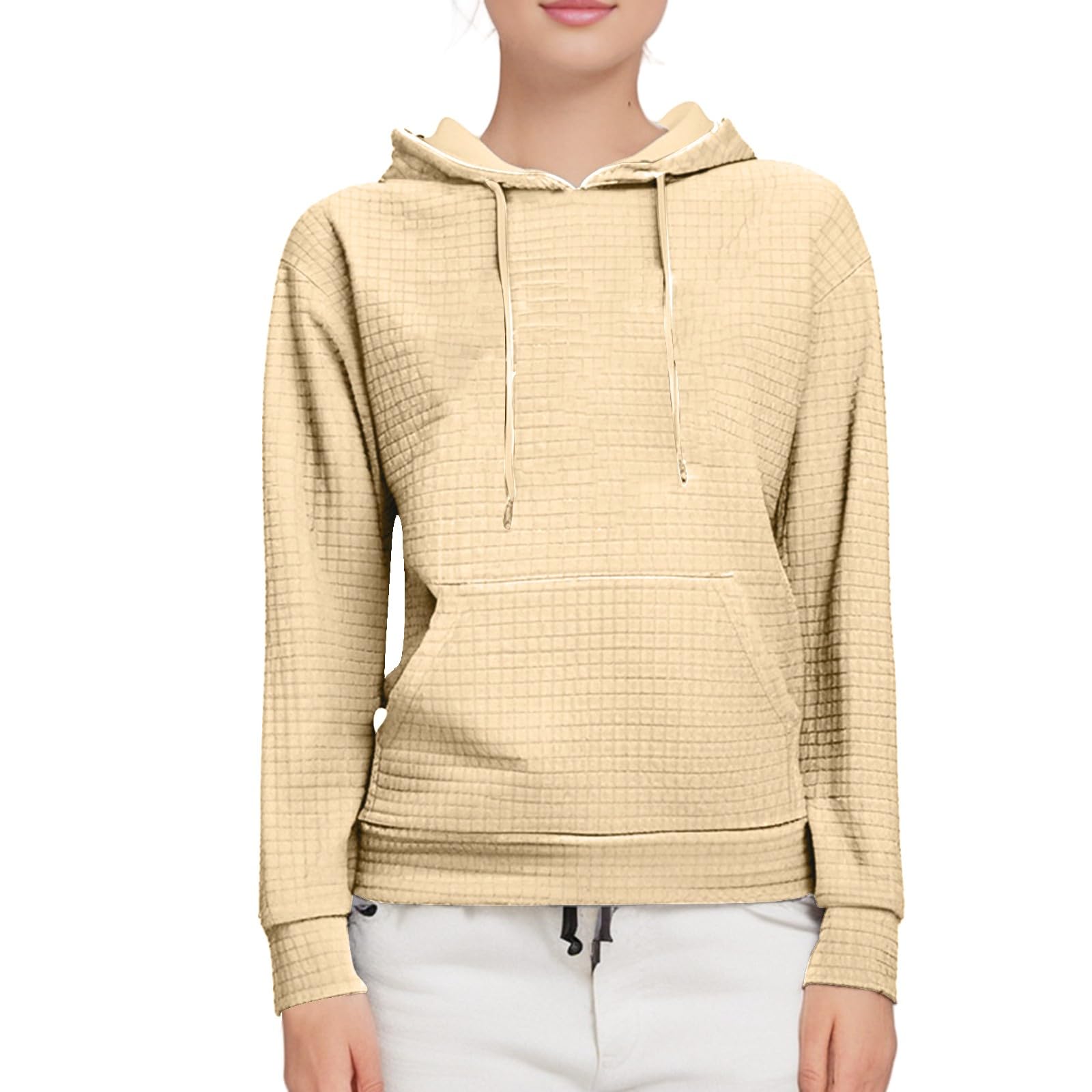 Generico Termica Donna con Cappuccio - Oversize Hoodie Donna Felpe