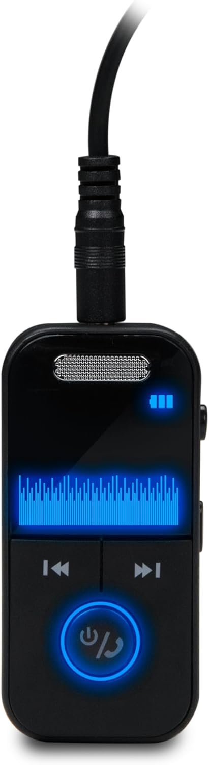 Transmisor Bluetooth AT&T Essentials Negro con Pantalla LED