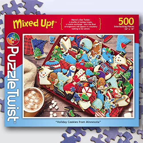 Amazon.com: PuzzleTwist Jigsaw Puzzle | Holiday Cookies from