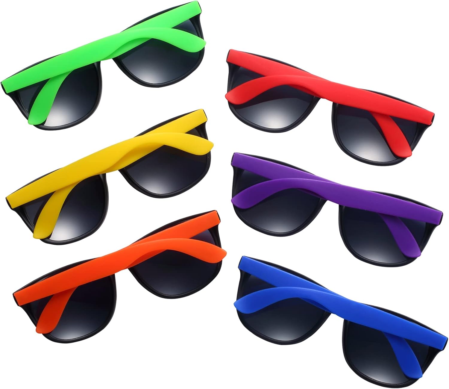 54-Piece Kids Sunglasses Party Favors, 18 Color Neon Retro Cat Eye Sunglasses with UV400 Protection, Perfect for Summer Beach Birthday Graduation Party, Goody Bag Favors, Classroom Prize - Image 2