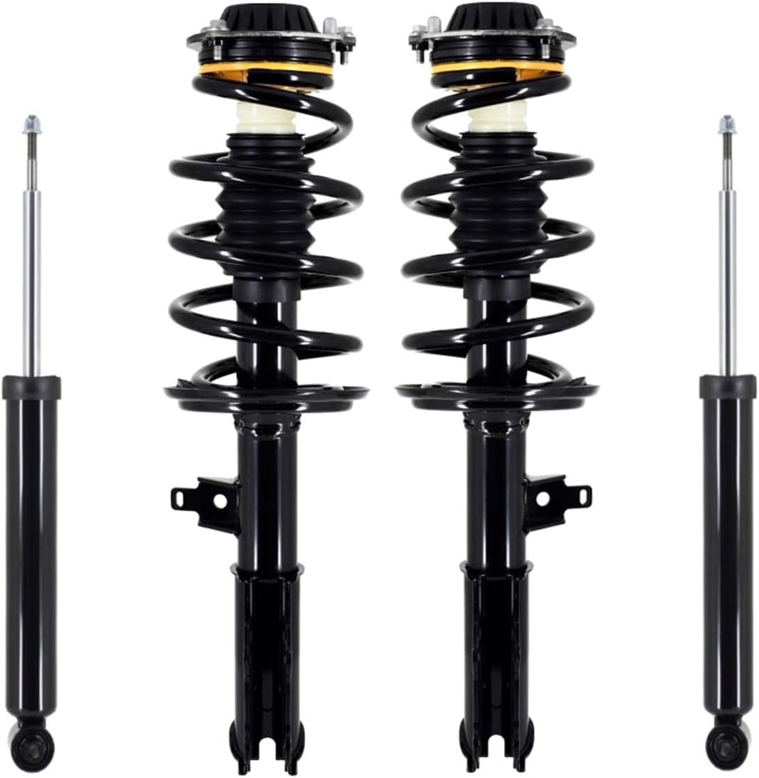 PM Auto Set of 4 Front Quick Complete Strut-Coil Spring-Rear Shock For 2018-2021 Chevrolet Traverse