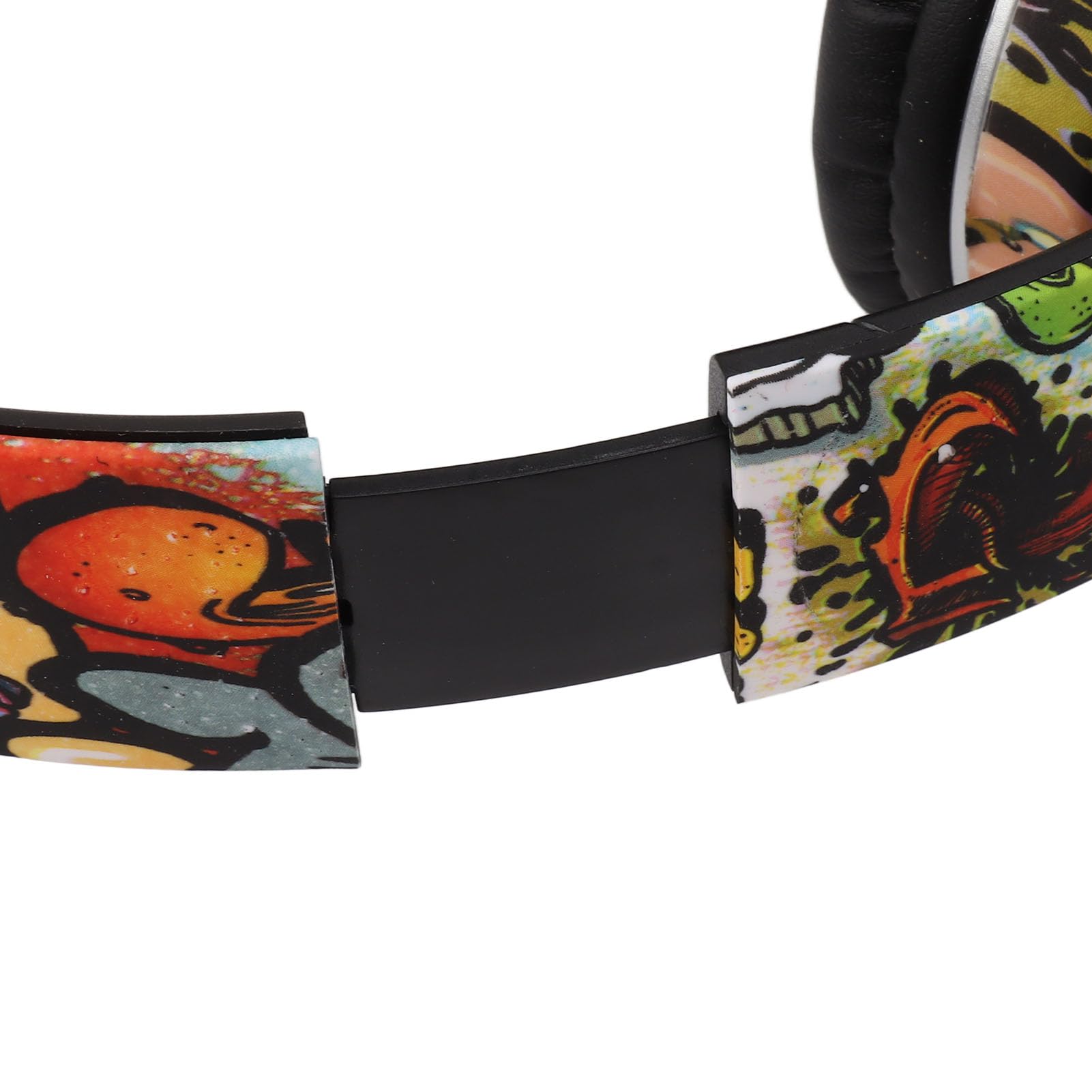 Over-Ear-Kopfhörer, Kabelloses, Faltbares, Leichtes Headset, Innovativer Graffiti-Design-Kopfhörer mit Geräuschunterdrückung, Tiefer Bass für Trave,