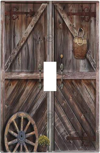 Miniatura 140 de Cubiertas Decorativas para Interruptor de Luz de Palanca Triple Retro Rojo Pulpo Monstruo Ola Marina Azul de 3 Segmentos Cubiertas de Placa de Pared