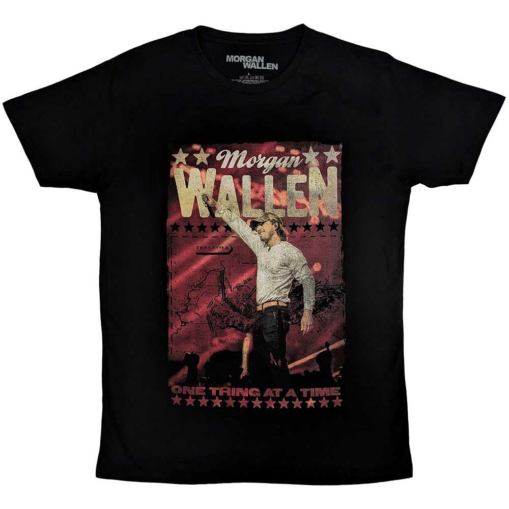 Rock Off Black Morgan Wallen - One Thing At A Time - T-Shirt - Cotton - Size Xl - Officially Licensed Merch