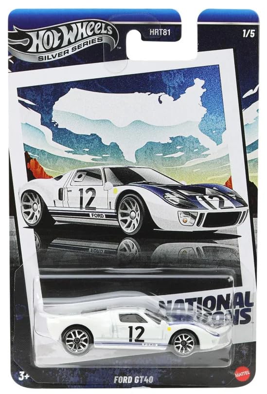 Hot Wheels Ford GT 40, White : Amazon.in: Toys & Games