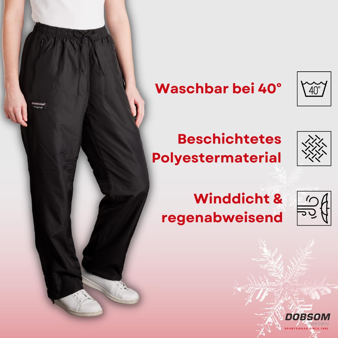 Dobsom Comfort Damen Reha Hose gefüttert I Seitenreissverschlus|Wanderhose