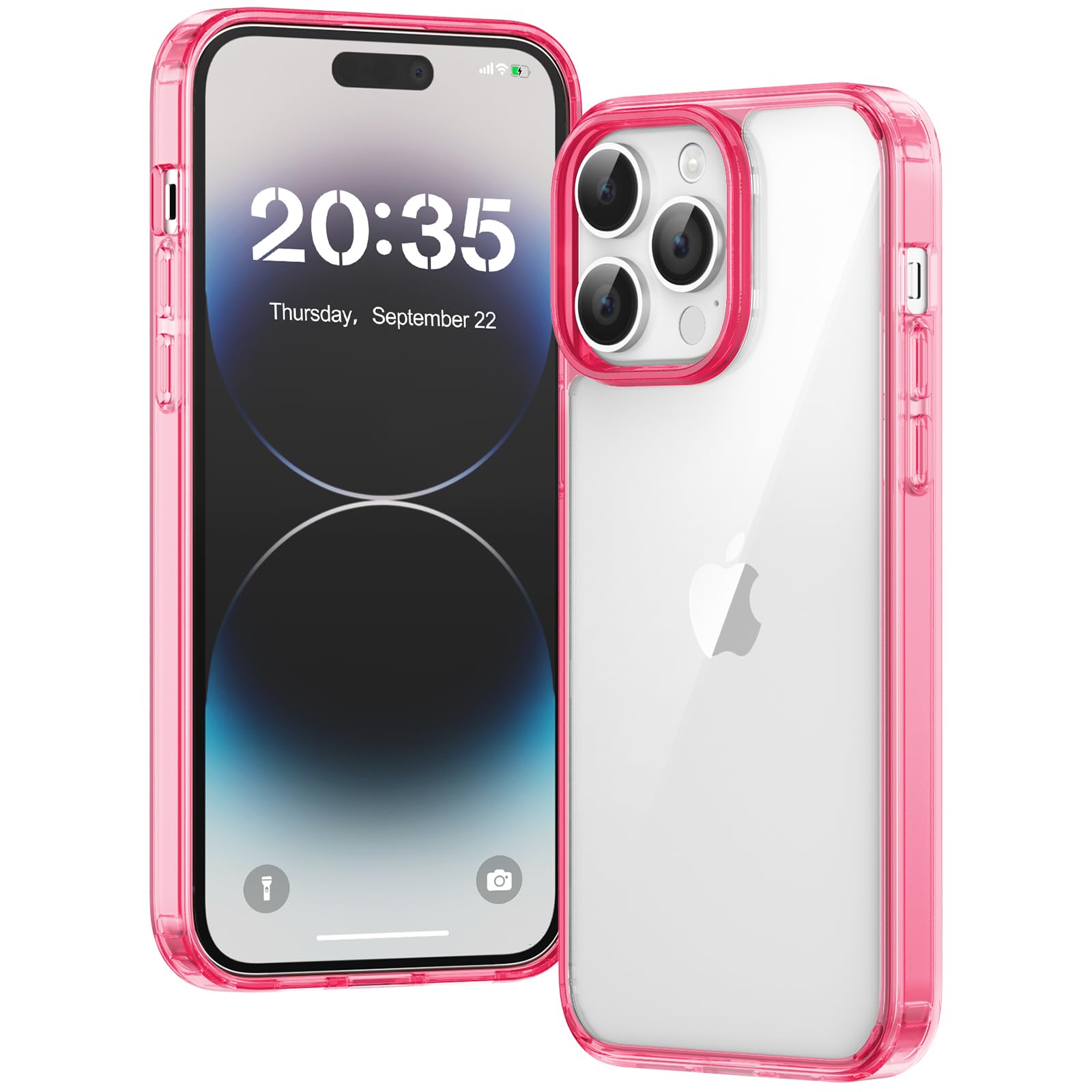 Clear Case for iPhone 15, Ultra Thin, Shockproof TPU Cover, Anti-Yellowing, Crystal Clear, Phone Case for Apple iPhone 15 - Clear — view 299