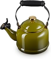 Vista 4 de Le Creuset - Tetera de acero esmaltado de media litro, 1.25 cuartos de galón, Marsella
