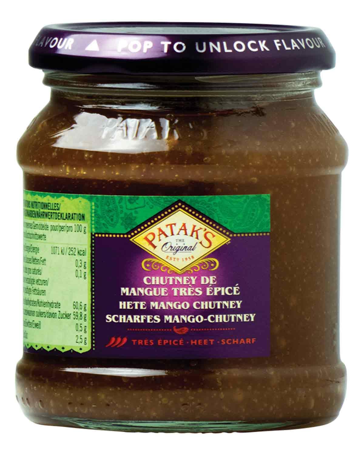 Patak's Patak`s Mango Chutney, scharf, 340 g
