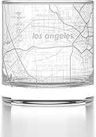 Vista 61 de Well Told Vaso de whisky grabado con mapa de Phoenix, Arizona Rocks, vaso de whisky antiguo (325ml, transparente), vaso de whisky grabado, regalos