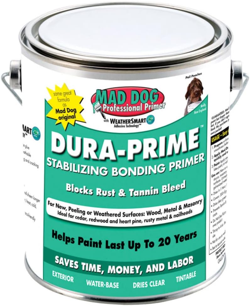 Mad Dog Dura-Prime Clear Water-Based Acrylic Latex Bonding Primer 1 gal