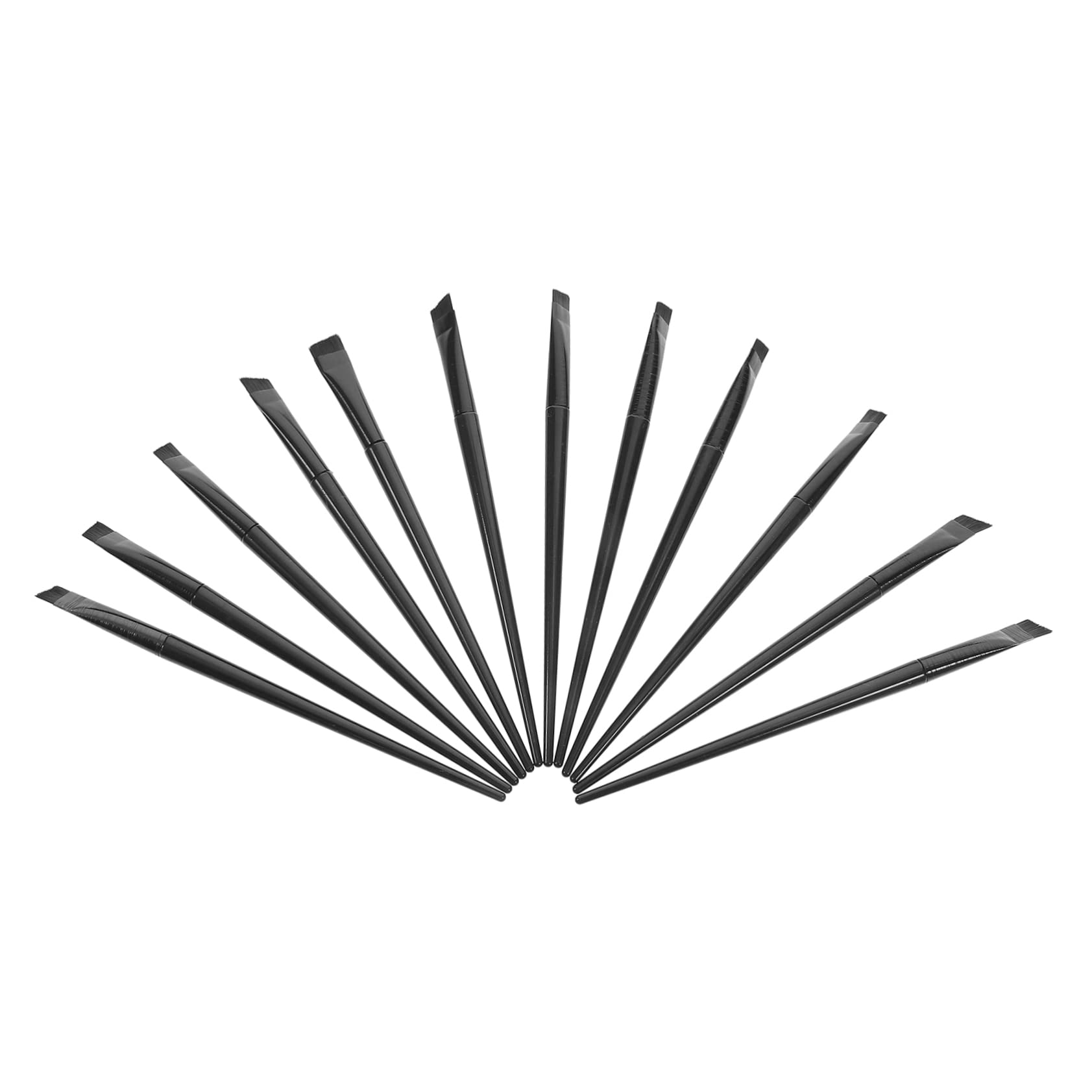 Healeved 48 Pezzi Pennello Per Eyeliner Pennello Per Ombretto Ombretto Per Trucco Pennello Piatto Per Correttore Pennello Per Sbavature Per Eyeliner Strumento Per Sbavature Per Eyeliner
