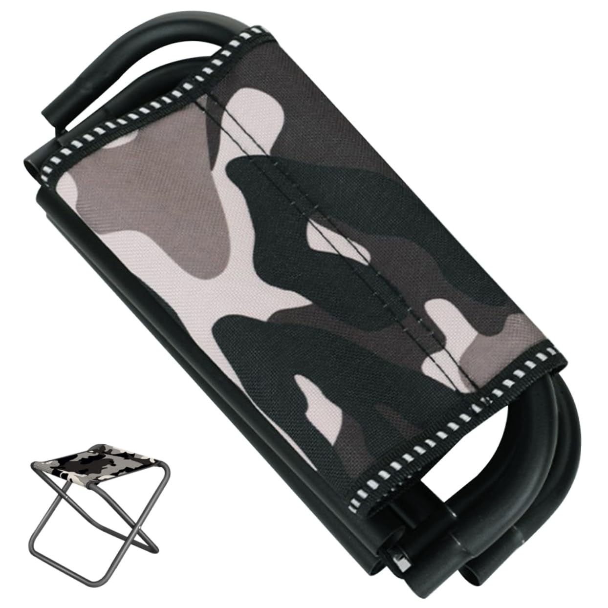 POPETPOP Portable Folding Stool for Camping Fishing Picnic Multi Function Chair Lightweight Durable Design for Adults Space Saving Outdoor Seating