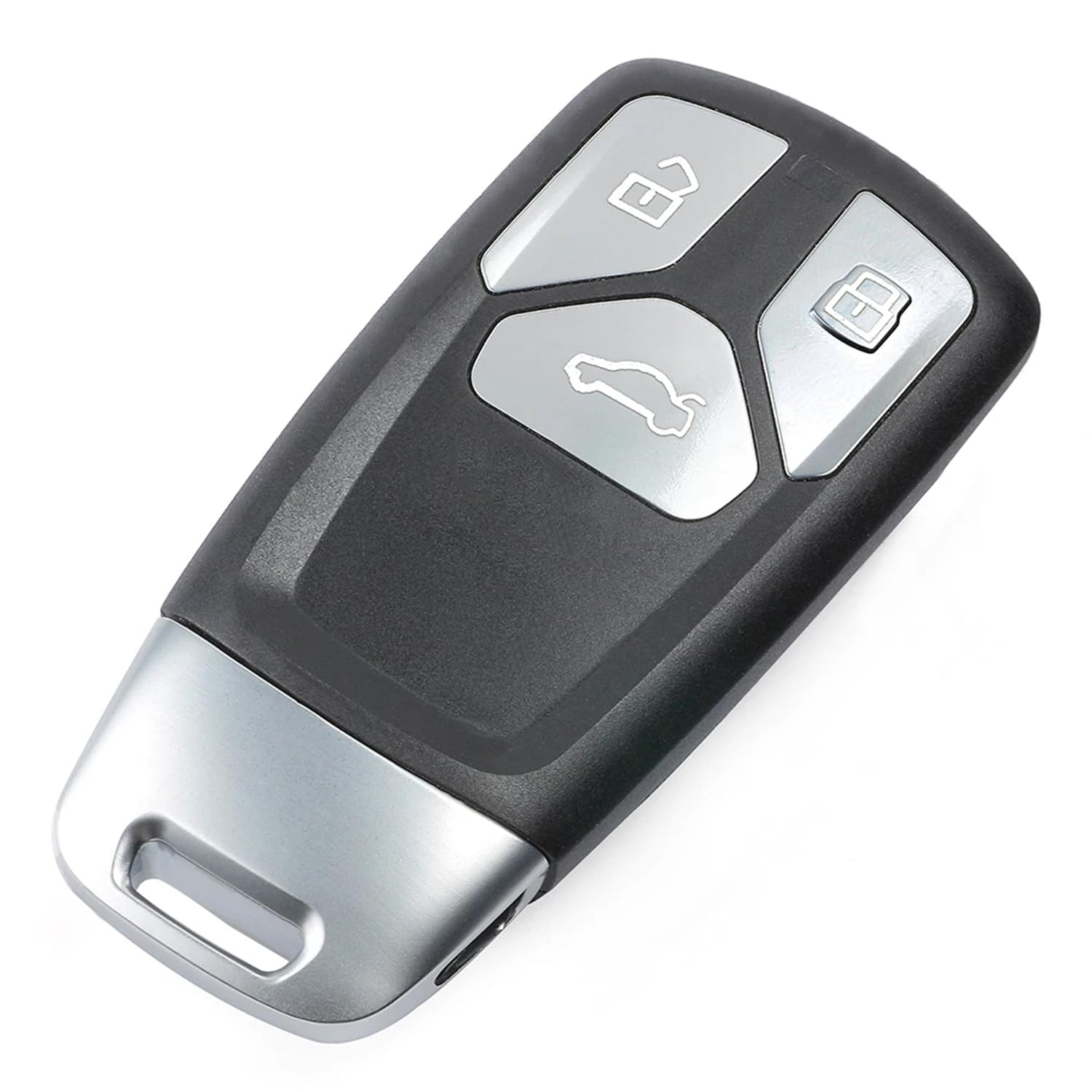 Audi - Guscio chiave per Audi Q2 Q3 Q5 Q7 Q8 A4 S4 A5 S5 A6 A7 A8 TT chiavi auto Audi A4, chiave di ricambio Audi Q5, telecomando Audi – 3 tasti